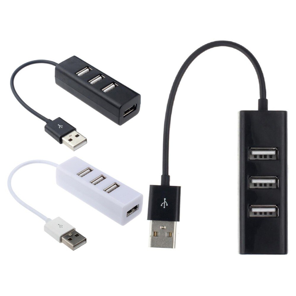 【VisioN Shop】4 USB 2.0 Adapter Hub Power on/off Switch For Laptop. 