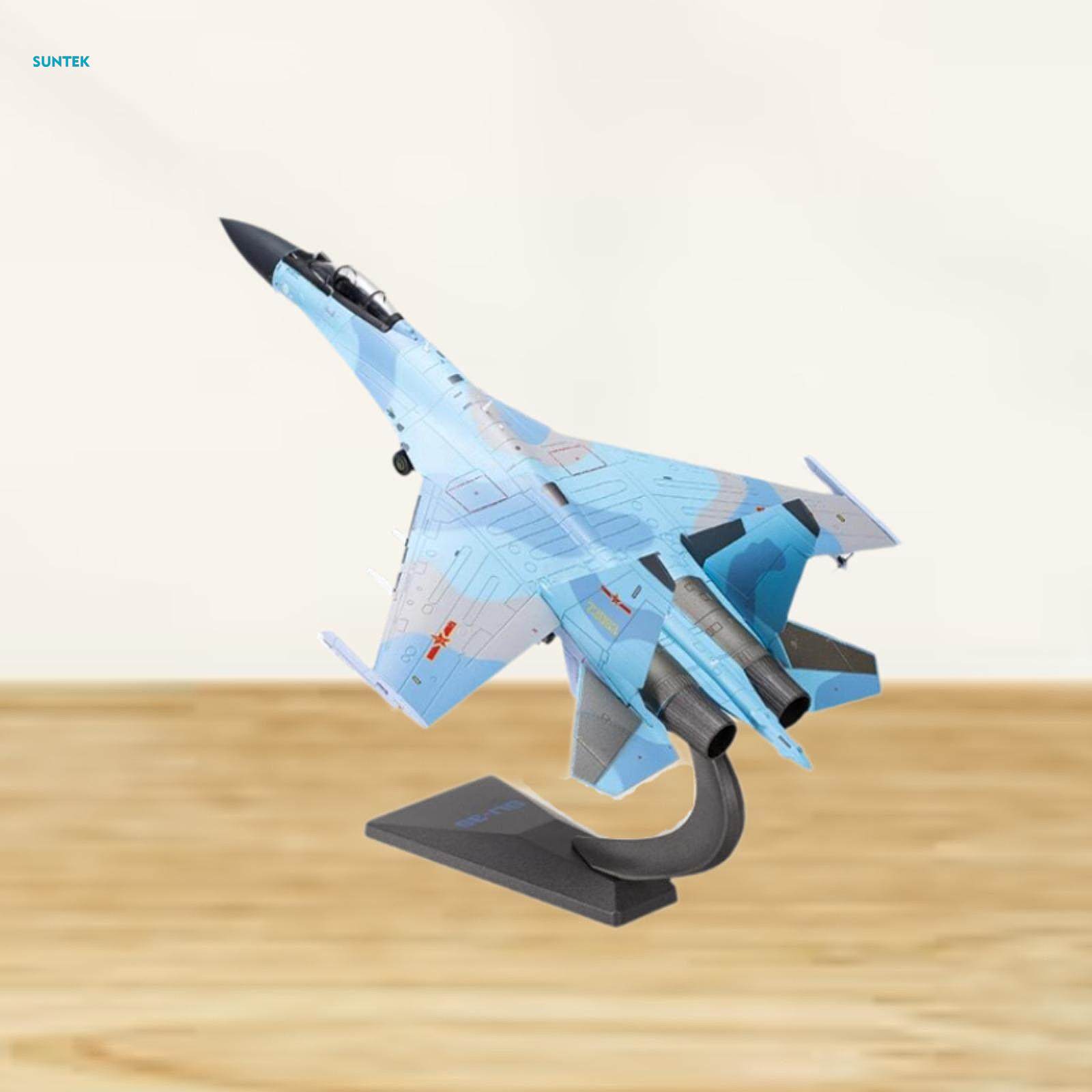 1:72 SU35 Airplane Model with Display Stand for Tabletop Home TV Cabinet. 