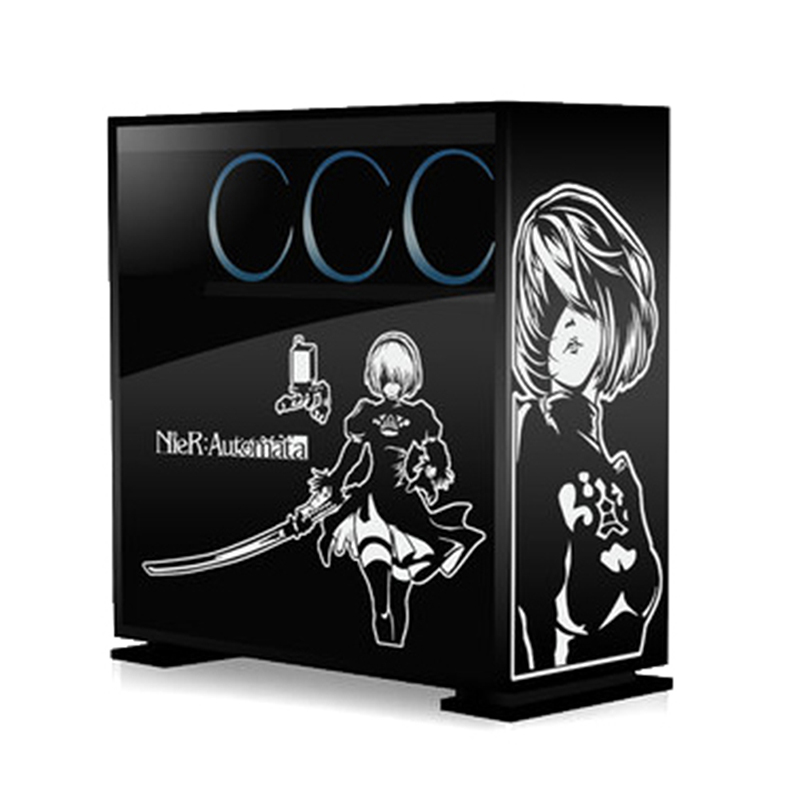 Anime Removable Waterproof Sticker ATX Gaming PC Case Stickers Mid Tower Computer Decorative Decal. 