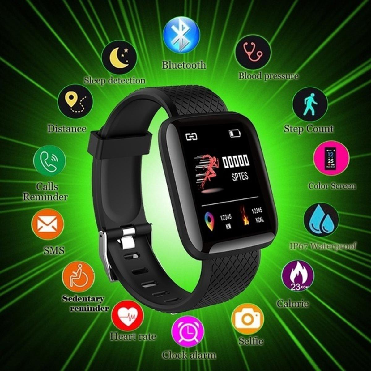 Smart Band Reloj Inteligente D116 Plus 2024 Smart Watch IP67