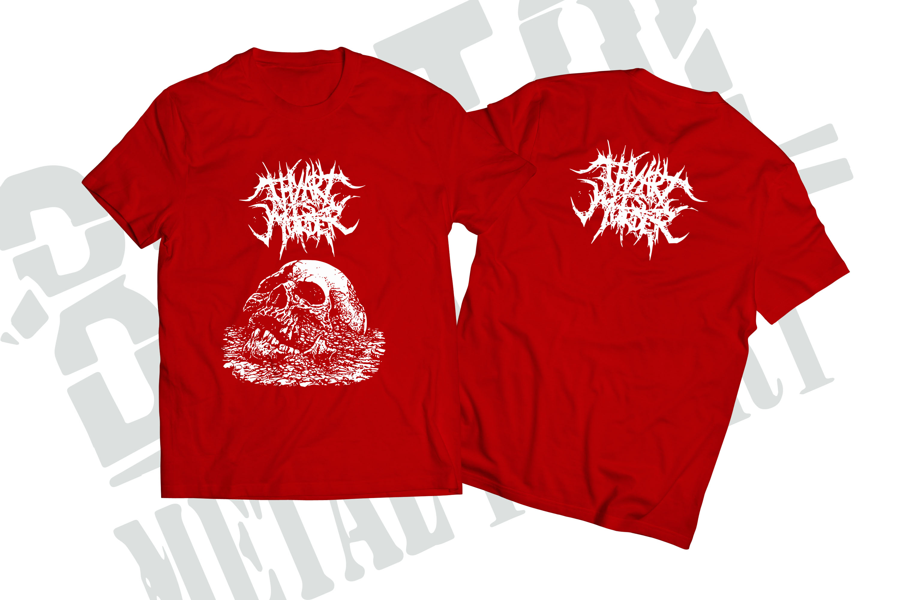 brutal metal t-shirt Thy Art Is Murder-1 red