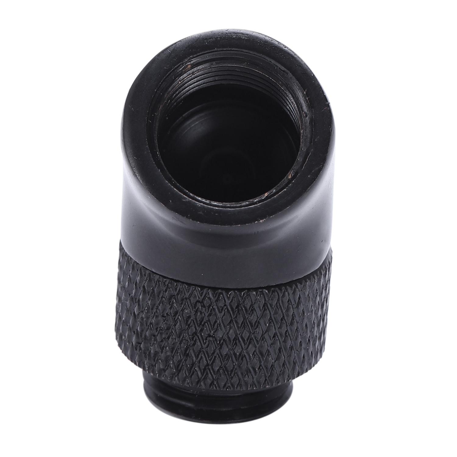 G1//4 Thread 45° Elbow Male to Female Tube Connector Fitting for PC Water Cooling