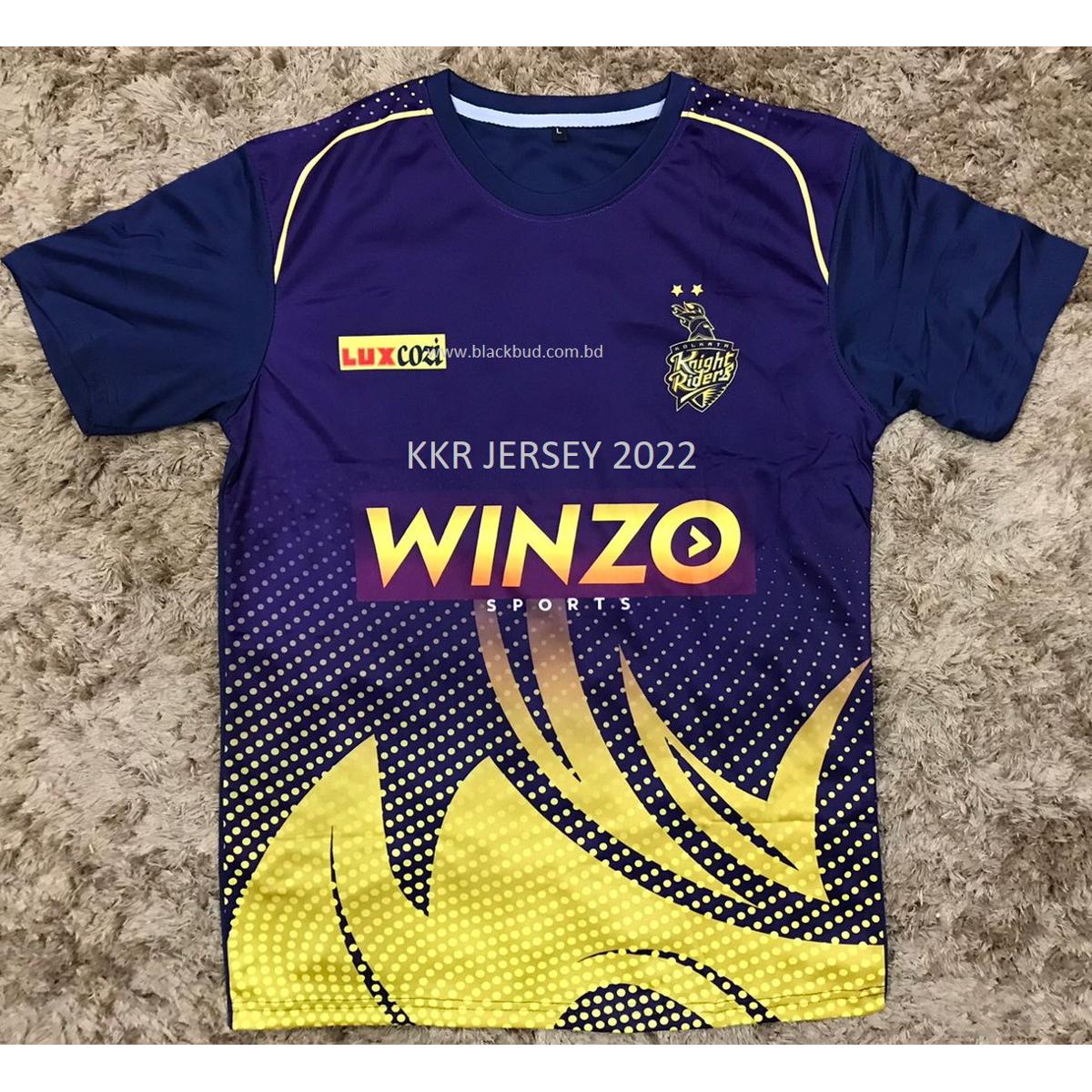 Hotel Kalinga Tee Shirt Etam Cricket Team Kkr Kit 2021 Kkr Kit