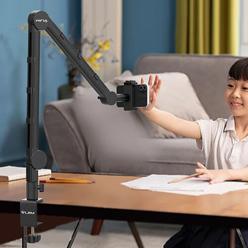 Ulanzi VIJIM LS25 Multifunction Overhead Desk Setup Stand for Camera/Microphone/Smartphone Arm. 