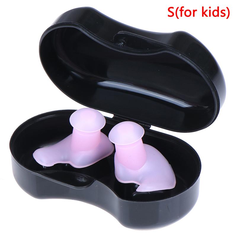 1 Pair Soft Silicone Ear Plugs Reusable Noise Reduction For Sleep. 