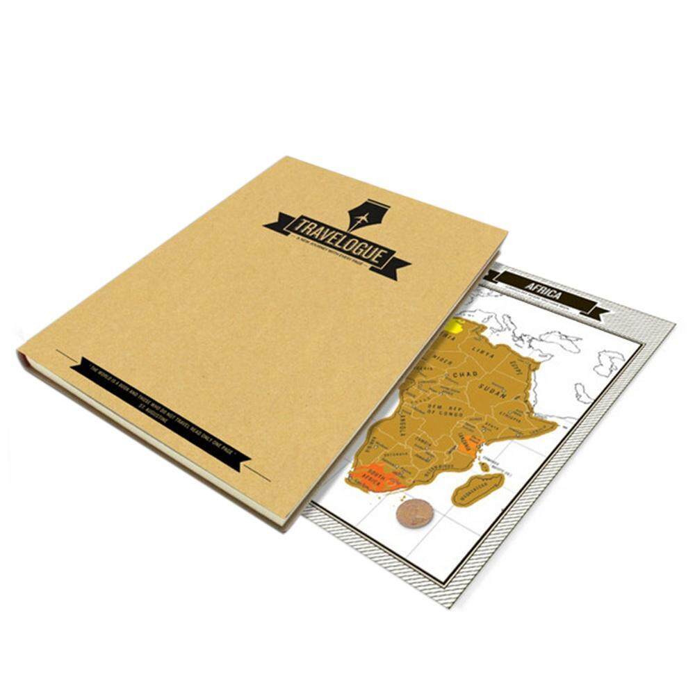 Scratch World Travel Track Map Diary