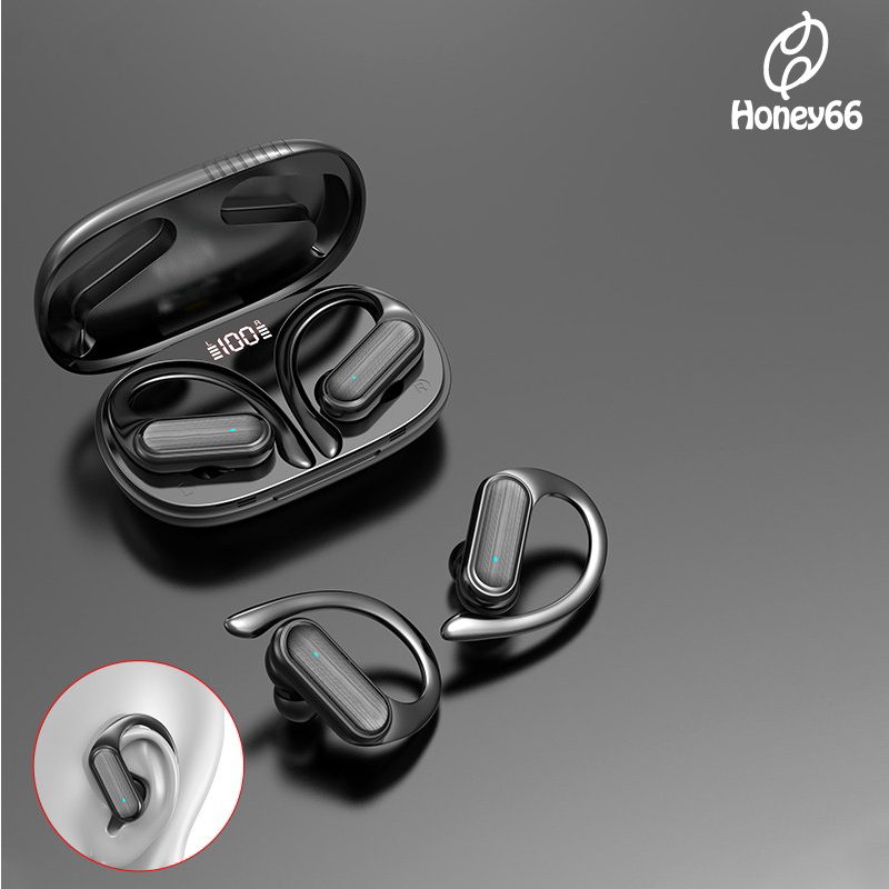 【FUPANG】9D Stereo TWS Wireless Bluetooth5.3 Waterproof Sport Headset with Microphone, Reduction Mini Headphones with LED Display Charging Case