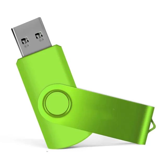 50PCS/Pen Drive Wholesale Free Custom Logo USB Flash Drive Multiple Color Options 4GB 8GB 16GB 32G 64GB Memory Flash Disk. 