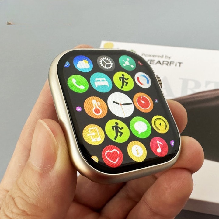 HY-S9 Smart Watch | Health Monitoring Bluetooth Calling Built-in Speaker. 