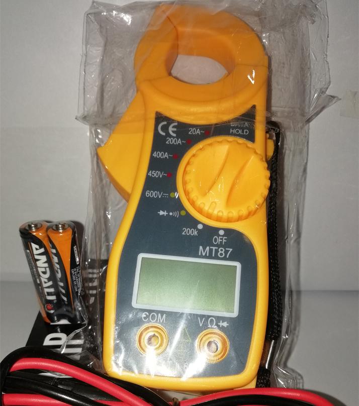 Mt-87 Digital Clamp Meter Multimeter With Buzzer - Multimeter
