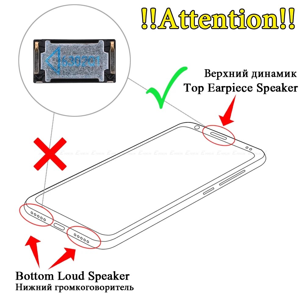 Front Top Earpiece Ear Sound Speaker Receiver For Sony Xperia XZ3 XZ2 XZ1 XZS XZ XA2 XA1 XA Ultra Plus Premium Compact. 