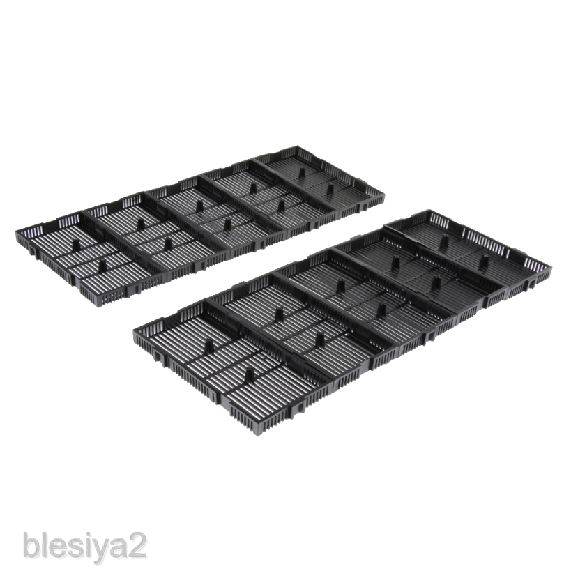 10 Pcs Under Gravel Filter Undergravel Filteration for Fish Tank. 