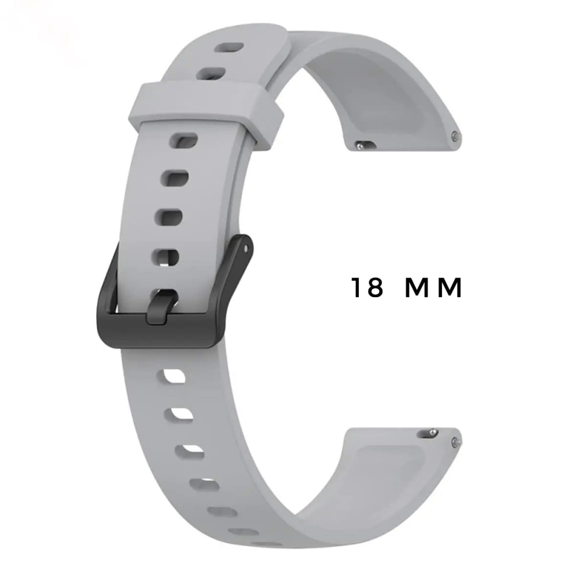 Soft Silicone 18mm Watch Strap for Realme Band 2 Xinji Cobee C1