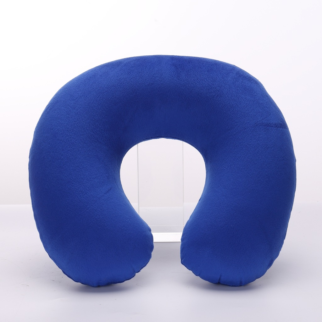 New U Shaped Travel Pillow Car Air Flight Inflatable Pillows Neck