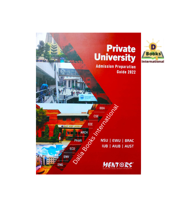 Private University Admission Preparation Guide Book Mentor"s. 