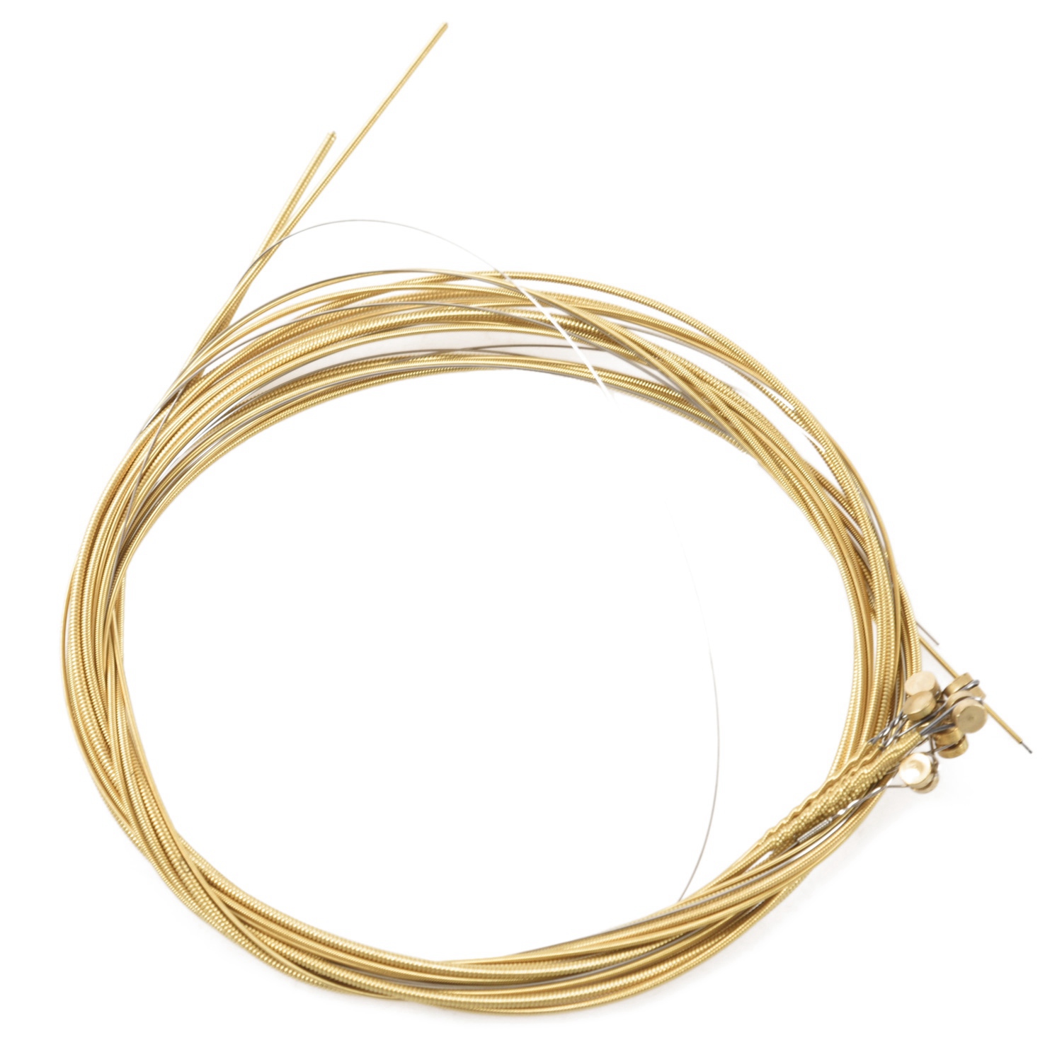 1 Set Rainbow Colorful Color String for Acoustic Guitar & 6 Pcs E, A, D, G, B, E nickel plated steel Guitar Strings Set - As shown. 