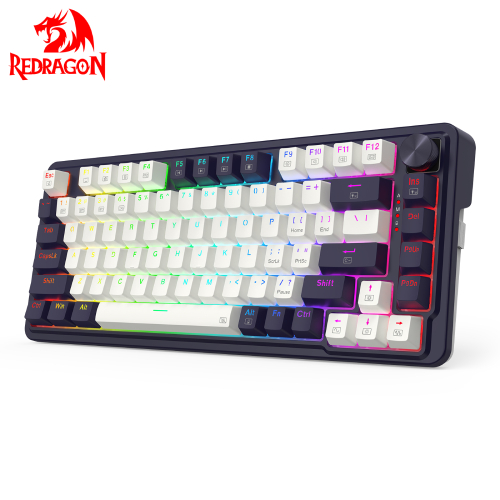Redragon UCAL K673 PRO 75% 81 Key RGB Mechanical Gaming Keyboard. 
