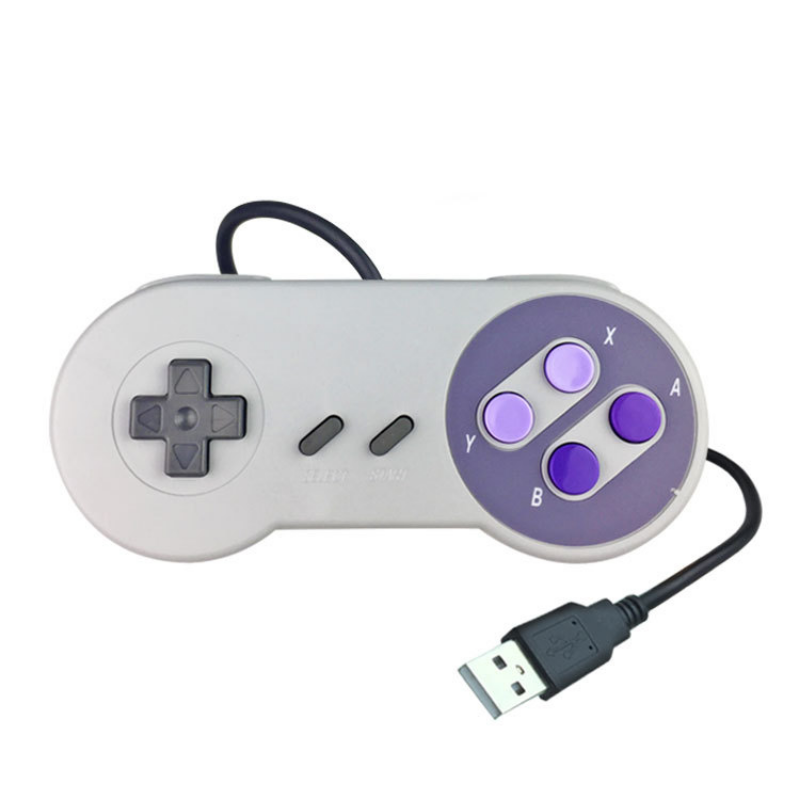 USB Game Controller for Classic Super Nintendo SNES Gamepad Famicom for PC MAC Qperating Systems Joystick Games Accesorios. 