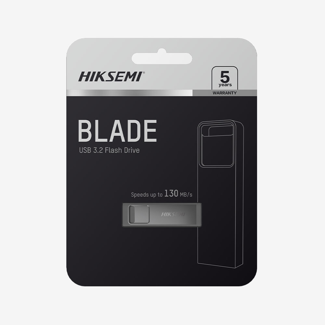 HIKSEMI USB 3.2 128GB Pendrive BLADE with Backward Compatible flash drive and Support Windows, MacOS and Linux HS-USB-E301. 