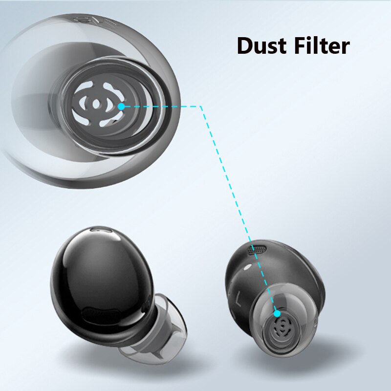Upgraded Latex H370+ Ear Tips for Samsung Galaxy Buds Pro Protective Case Anti-allergic Avoid Falling Earbuds Dustproof Filter. 