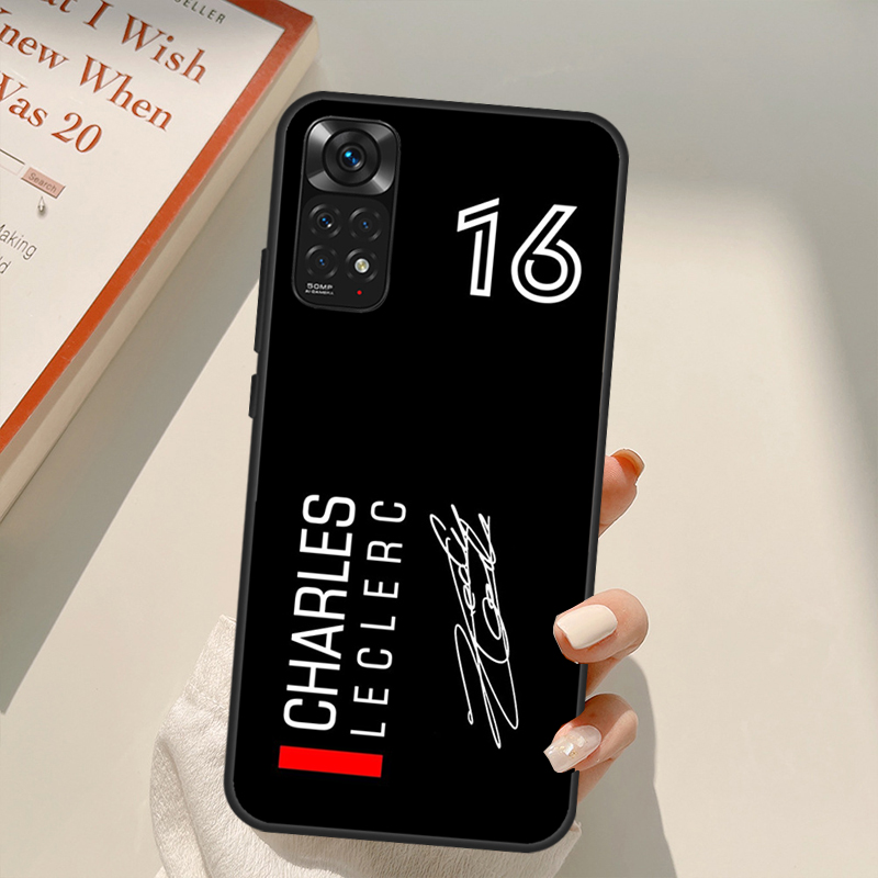 Charles Leclerc 16 F1 Case For Redmi Note 12 Pro 12S Note 11 8 9 10 Pro 9S 10S 11S Cover For Redmi 10 9 C 10A 12C. 