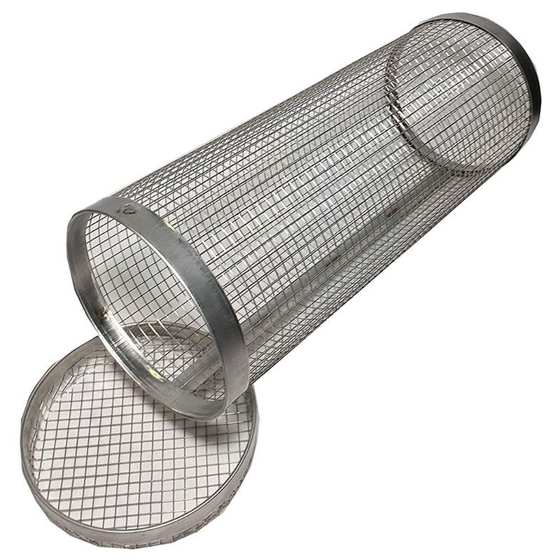 Stainless Steel Barbecue Grate Campfire Barbecue Bucket Camping Picnic Campfire Barbecue Bucket 30cm