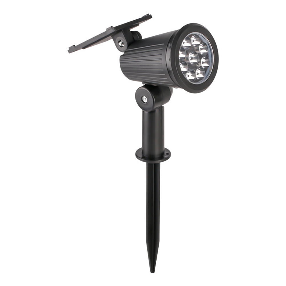 9 LED Solar SpotLights Outdoor Solar Landscape Lights IP65 Waterproof Brightness Adjustable for Garden Yard Warm Light