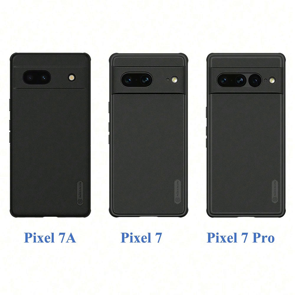 【Healer DingD】Nillkin Case for Google Pixel 7 Pro / Pixel 7 / Pixel 7A, Slim PC+TPU Anti-Scratch Fingerprint Proof Phone Protective Cover. 
