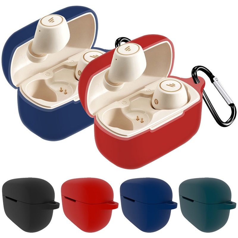 For Edifier TWS1 Pro Pure Color Bluetooth Earphone Silicone Case. 