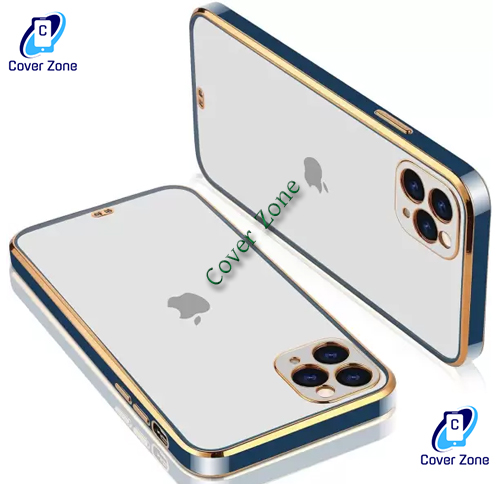 TM Global Store For iPhone 12 PRO Camera Lens Protection Colorful Frame Chrome Phone case For iPhone 12 PRO Back Cover. 