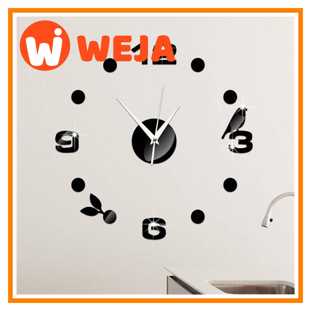 Creative Digital Diy Wall Clock Mirror Home Decoration 【爆買い！】