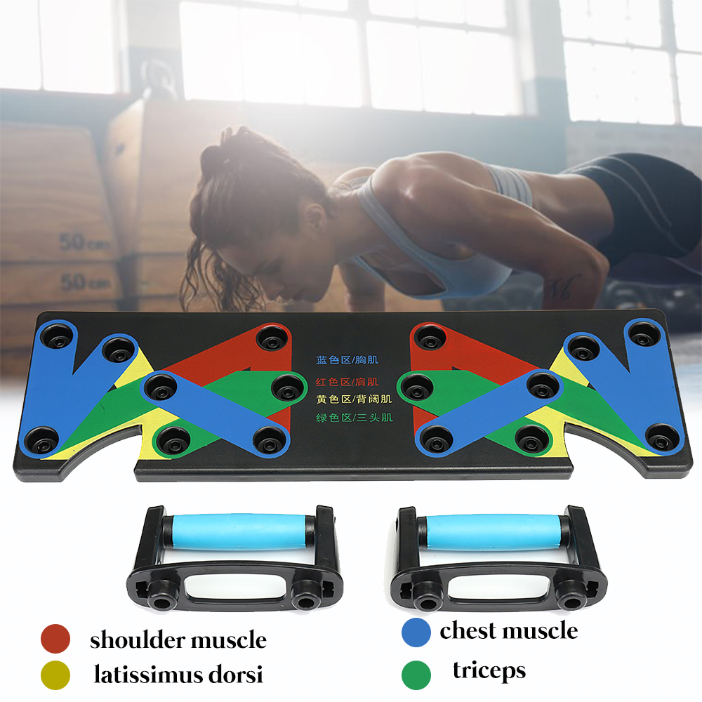sport tool  Multifunctional Push Up Board Training System Body Strength Workout Gym Exercise NEW. 