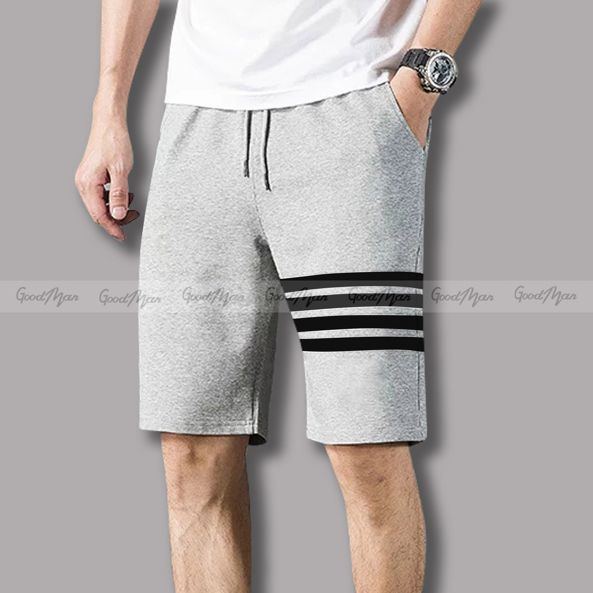 Gray Color Trendy Short Pant For Men 