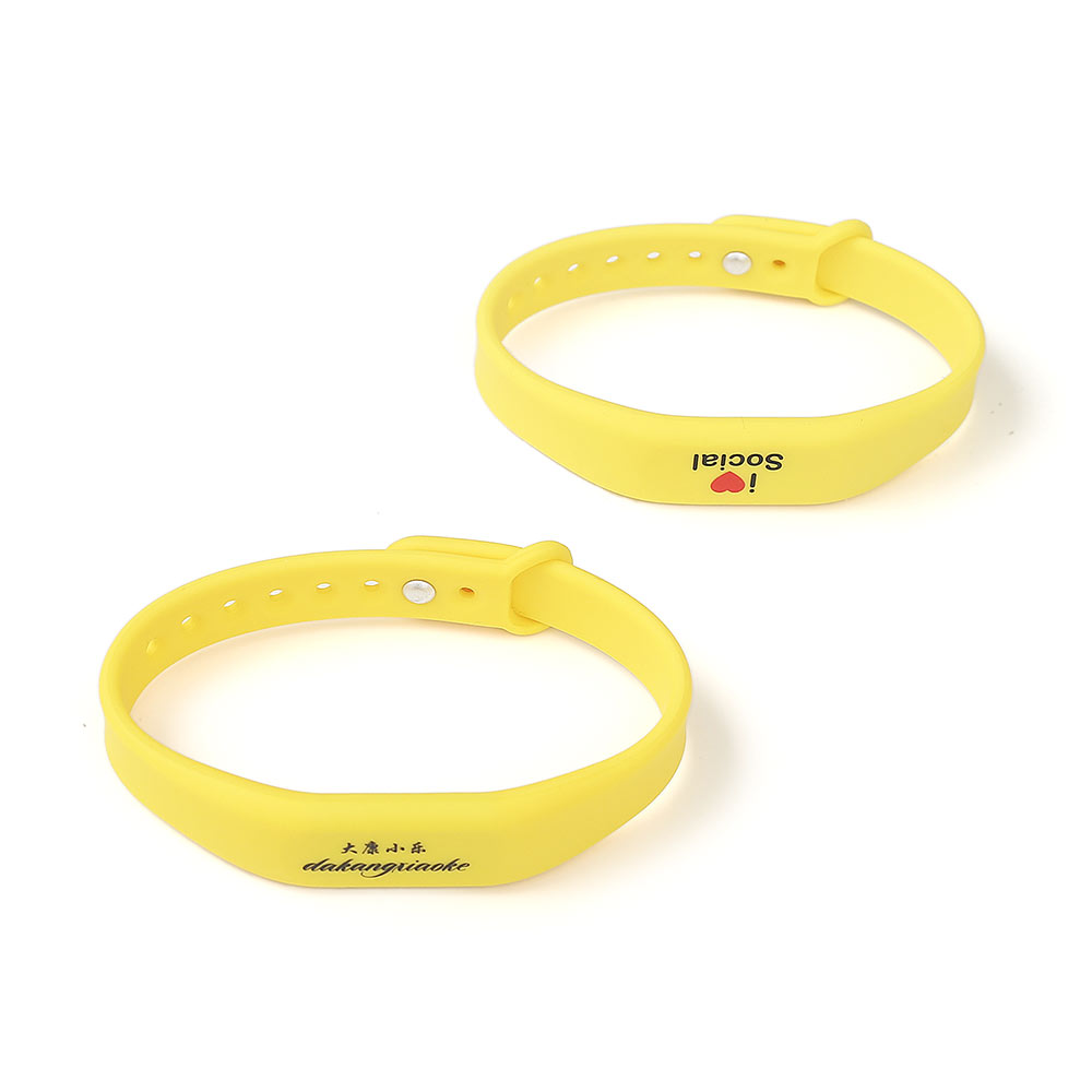 Adjustable Passive RFID Wristband price Silicone RFID Wristband / Bracelet NFC TAG Waterproof Smart RFID Band. 