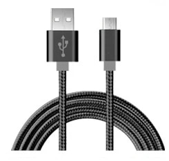 Nylon Micro USB Charger Cable for iRulu eXpro P2 for HomTom HT50, HT30, HT27, HT17, HT10, HT7 Pro Data Sync Charging Cable. 