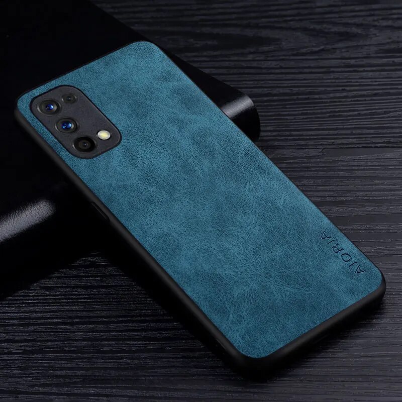 Premium PU Leather Phone Case for OPPO Realme 7 5G 6 5 5S 5i 6i 3 Pro Q C12 C15 C31 C35 Case Vintage Soft Tpu Cover