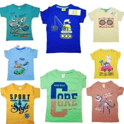 Half sleeve t shirts for store baby boy