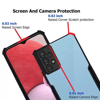 Samsung Galaxy A32 5G Transparent Back Cover PhoneDurable and Very ReliableCameraPhone Back - Made for style and Secure Usage. 