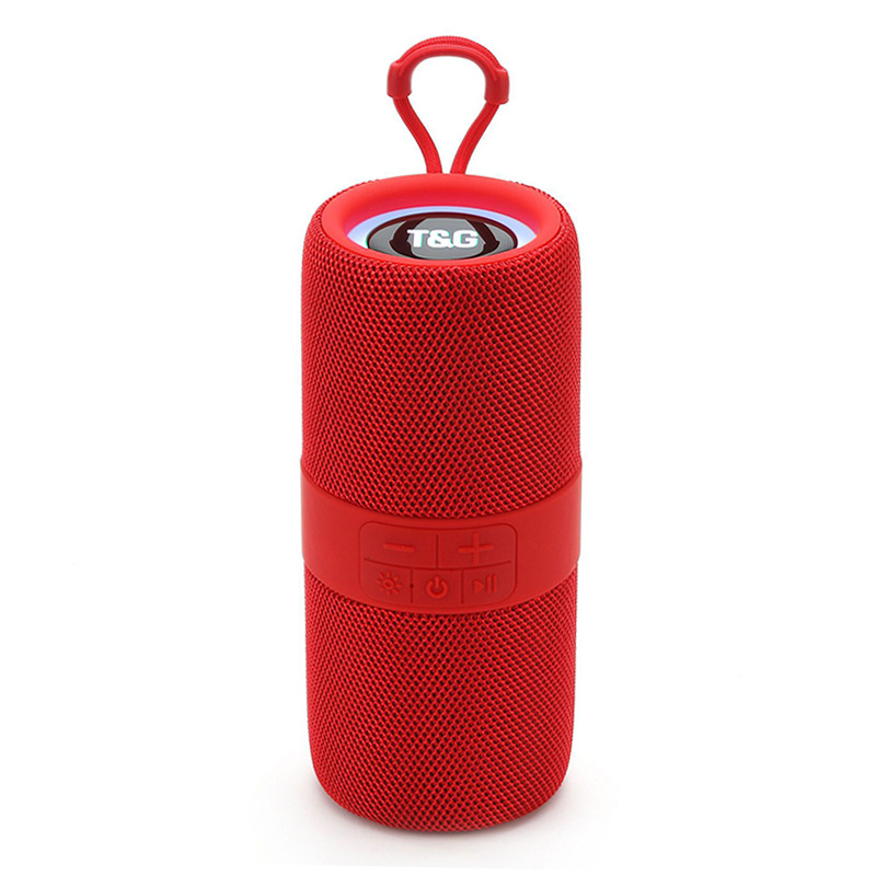TG671 Bluetooth Speaker Outdoor LED Portable TWS Wireless Subwoofer Support TF FM Dual Bass Loudspeaker 1200mah Hands Free Call. 