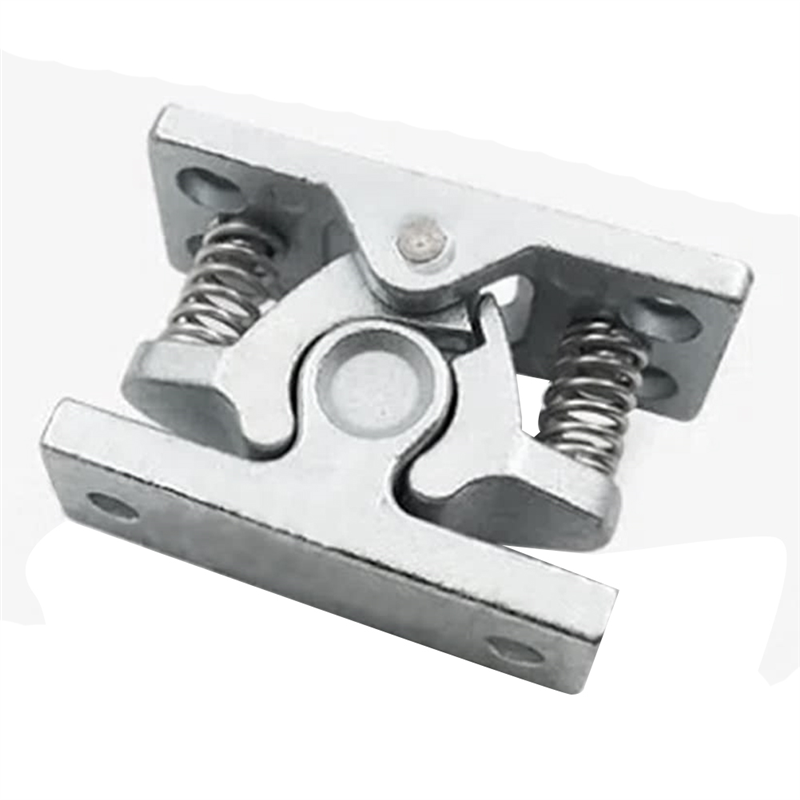 1Pcs Spring Loaded Door Easy Lock Door Easy Lock Aluminium Alloy Door Easy Lock Stop Catch Release Clamp Double Roller Catch (Mp-4). 