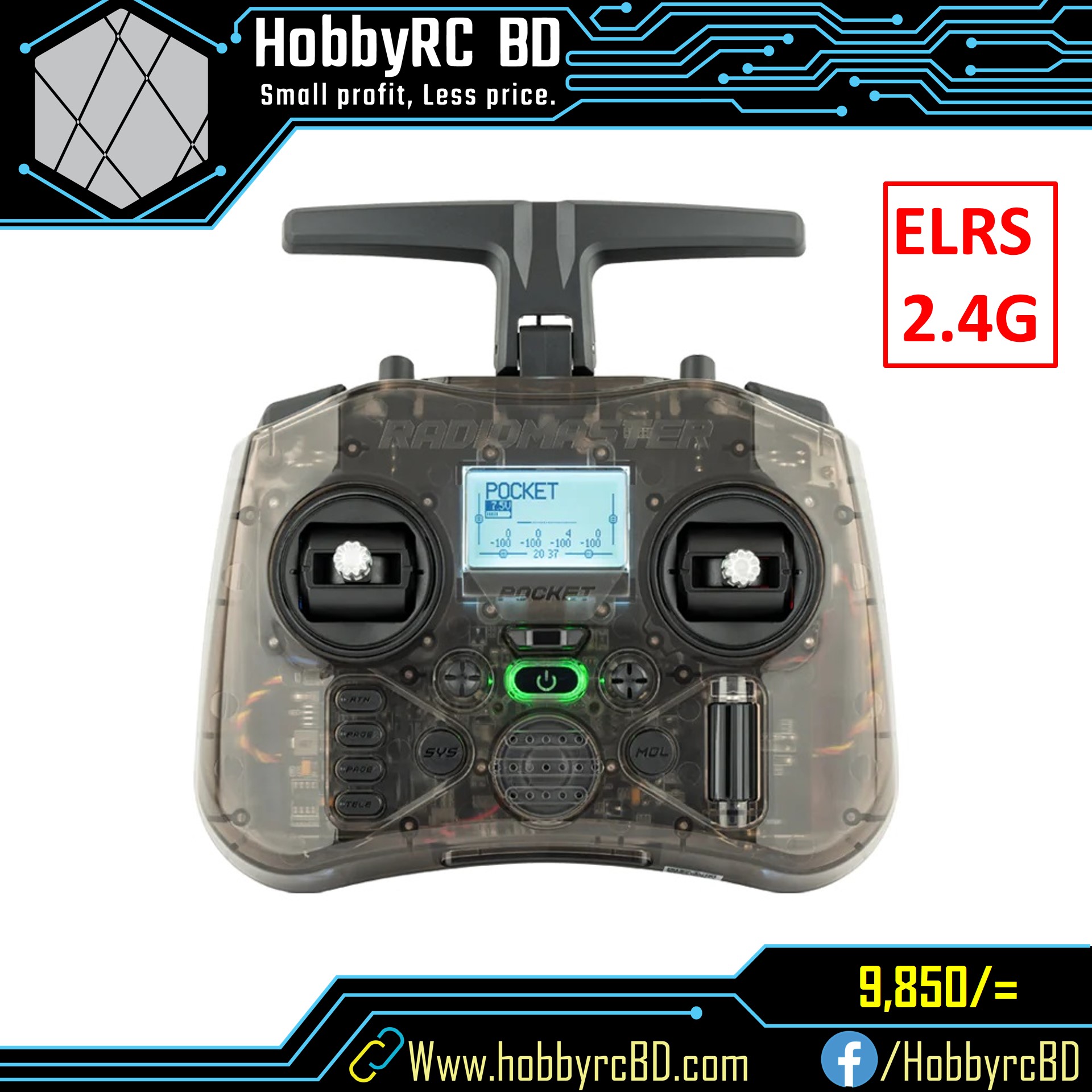 RadioMaster POCKET RC Controller for FPV