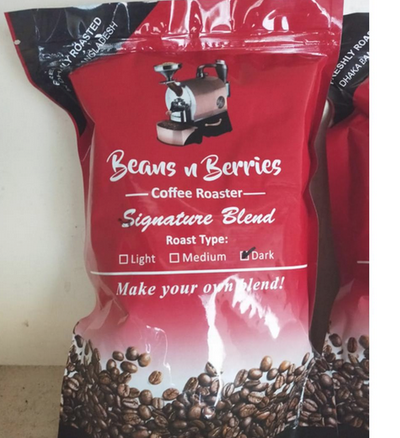Beans N Berries Coffee Roasters 450gm. 