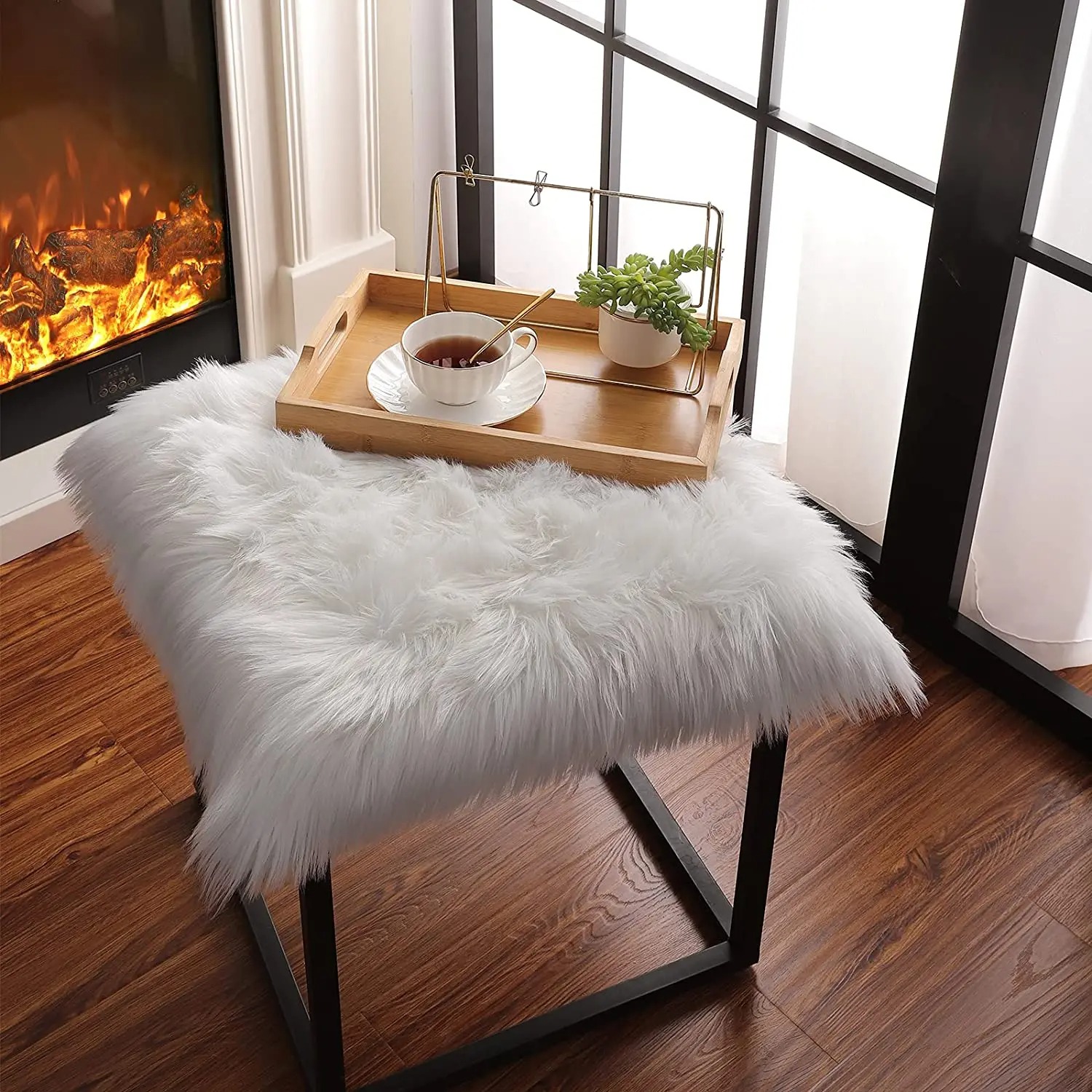 Soft Fur Carpet Fluffy Rugs, Hairy Fur Rugs Washable Faux Fur Rug For Kids Bedroom Home Decoration Sofas Cushions Mat Soft Carpet Sheepskin Rug. 