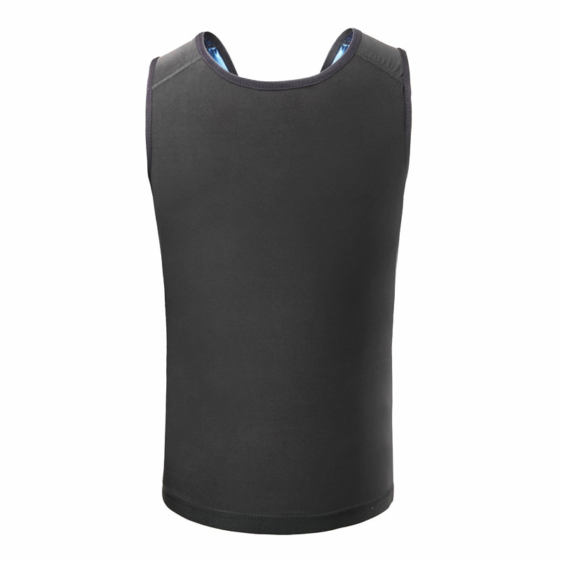 Men Hot Sweat Sauna Vest Shirt Body Shaper Sauna Effect Suit Slimming Weight Loss Fat Burner Workout Tank Tops Shapewear Male. 