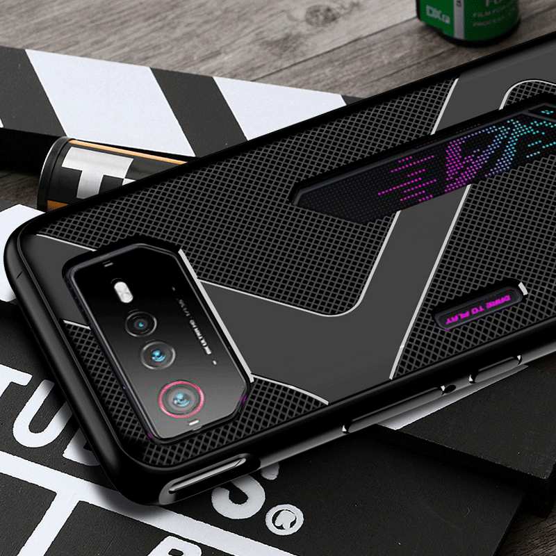 Phone Case Asus Rog 6 Pro Back Cover Ultra-thin Shockproof Cross Design Heat Dissipation All Inclusive Soft Casing for Asus Rog Phone 6 Pro Cases. 