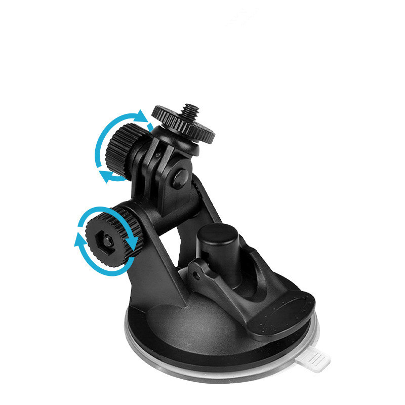 Suction Cup Camera Car Mount With Tripod Adapter and Phone Holder for GoPro Hero 13 12 11/10/9/8 Black DJI Osmo Action 5 Pro 3 4. 