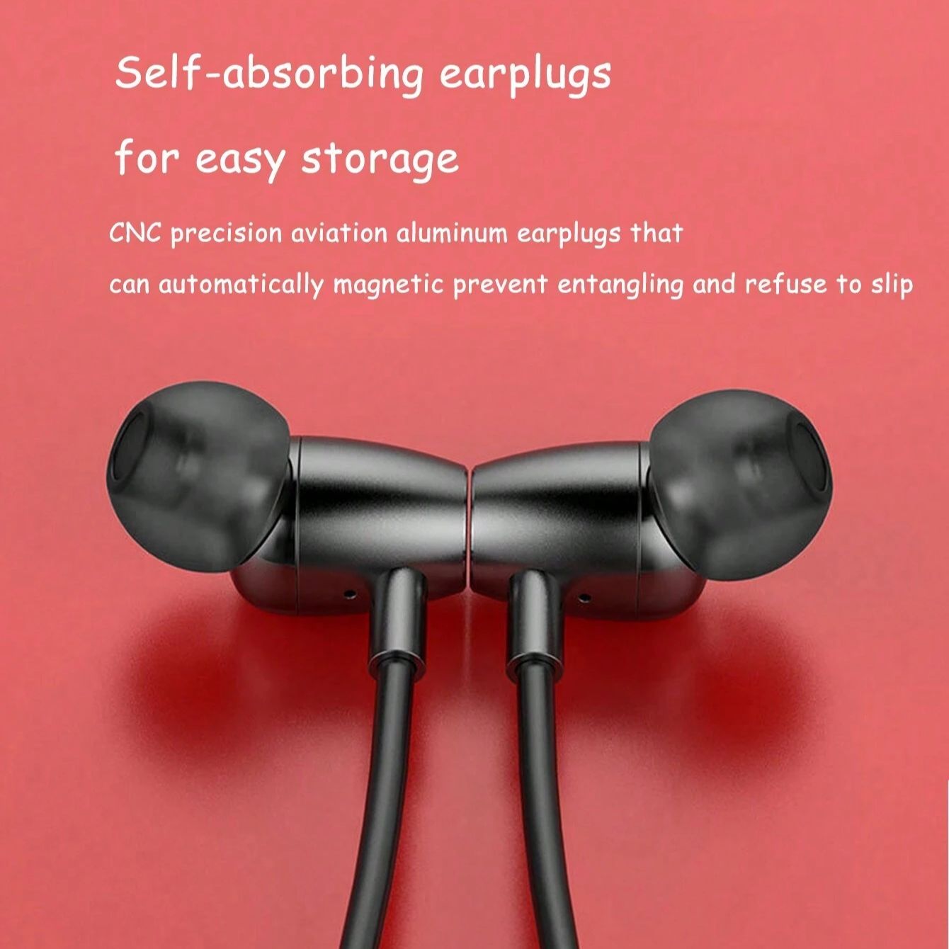 New CNB-04 Sports Bluetooth Neckband Waterproof ENC Noise Cancelling Stereo Touch Control Headphones. 