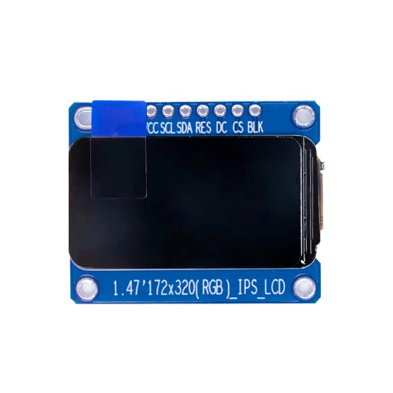 1.47" 1.47 inch 172x320 SPI Full Color TFT HD IPS Screen LCD LED Display Module 172*320 ST7789 Controller 3.3V SPI Interface. 