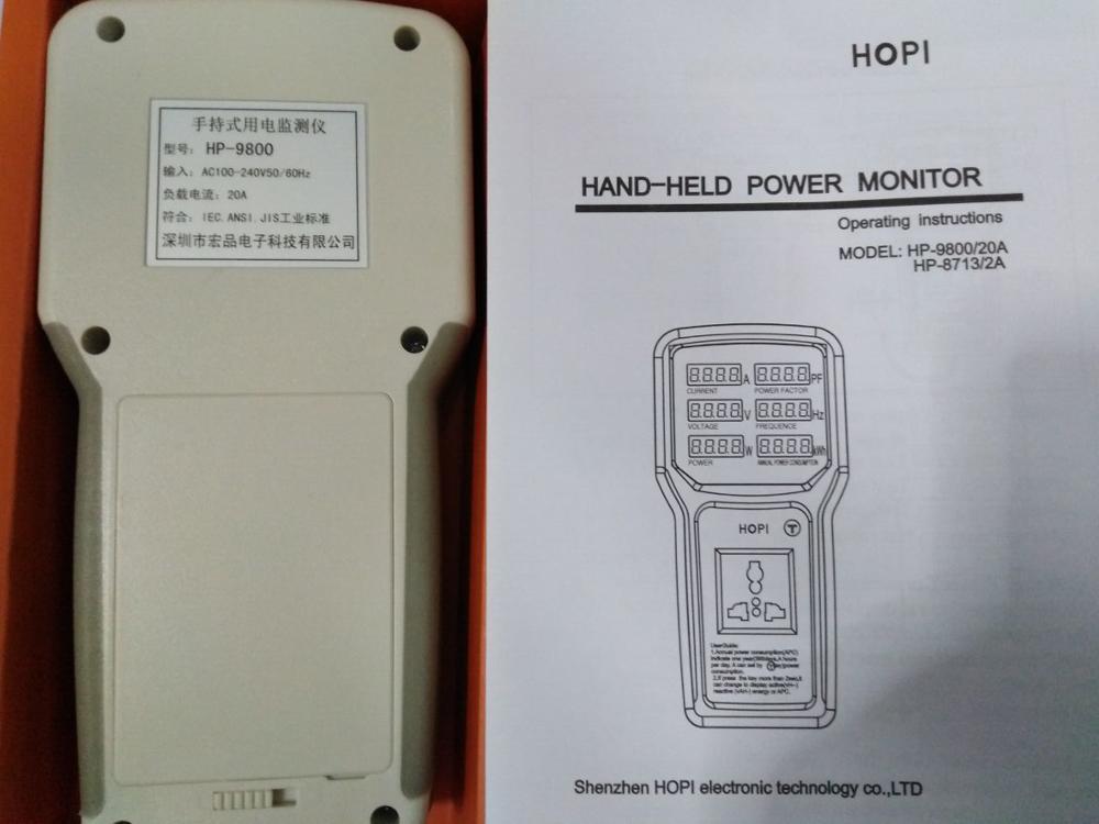 Handheld Power Monitor AC Load Tester - Kings Trading. 