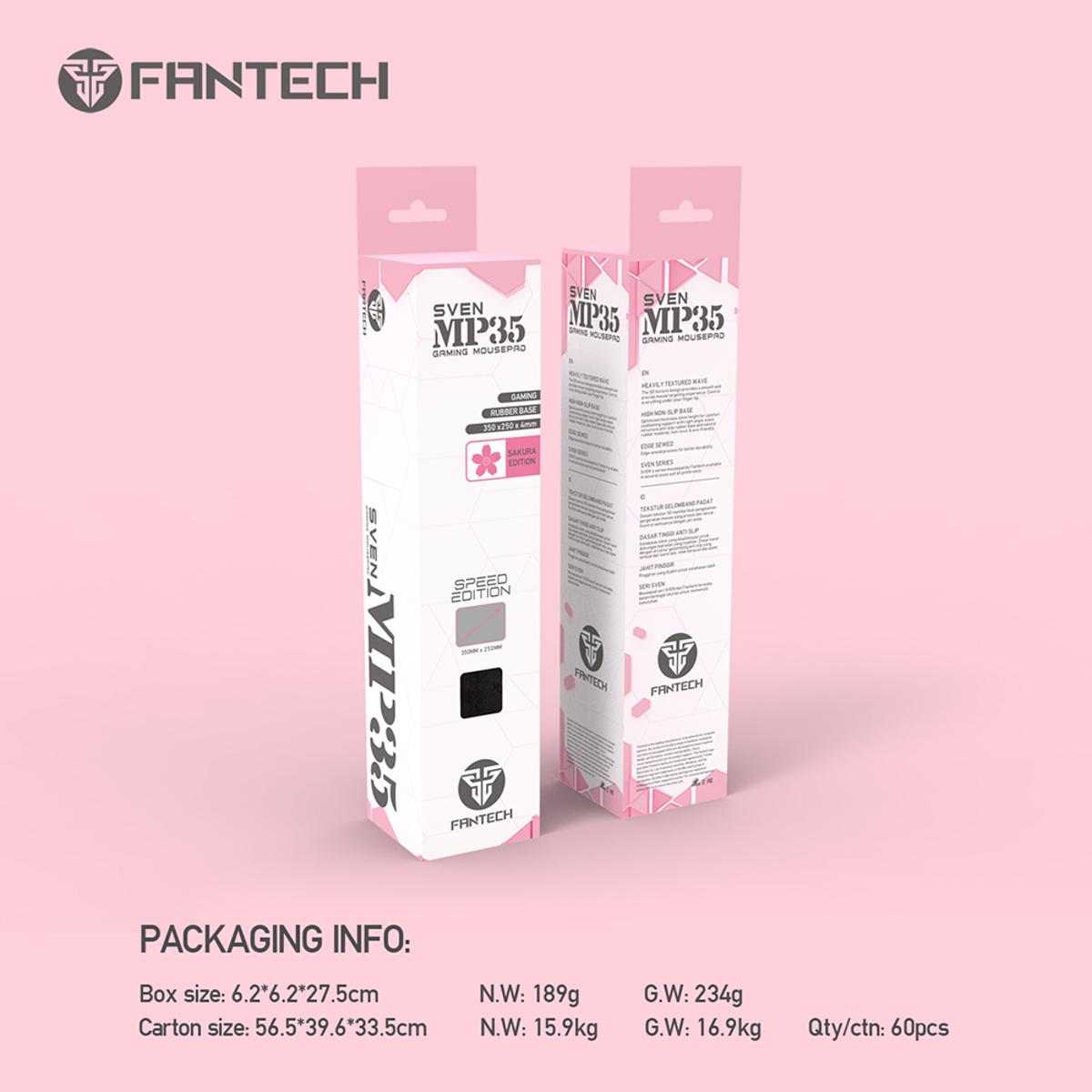 FANTECH GAMING MOUSE PAD MP 35 SAKURA EDITION